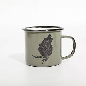 FreeCamp Campers Emaye Mug 350ml-YE��L