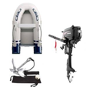 VETUS ���ME TABANLI BOT 200 CM Grey+Blue Air Deck + HIDEA 2.5 HP HS(YEKE KONTROL / KISA �AFT) / BOT �IPASI 1.5 KG HED�YE