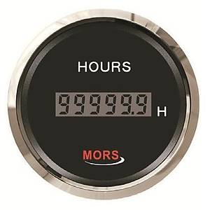 D�J�TAL MOTOR ZAMAN SAAT� 12-24V S�YAH