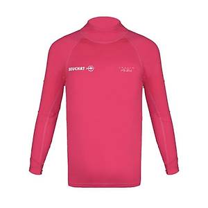 BEUCHAT Rash Guard �ocuk, ATOLL Uzun Kol, Pembe