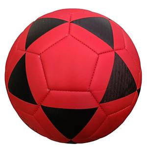 3 Astar Futbol Topu No.5 K�rm�z� Siyah Desenli  Footbal-900