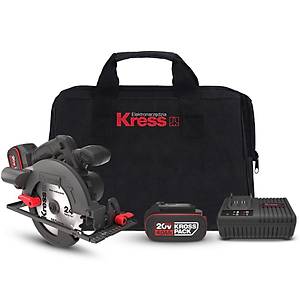 Kress KUE12.1 20Volt 4.0Ah. Li-ion 165MM �ift Ak�l� K�m�rs�z Profesyonel Daire Testere