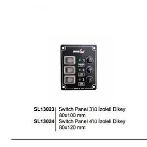4 ANAHTARLI �ZOLEL� D�KEY SWITCH PANEL