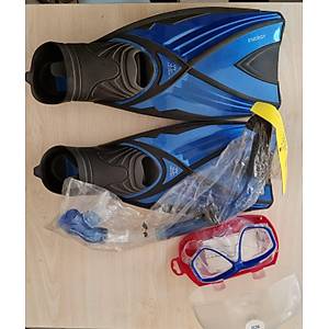 ARUBA MASKE+SNORKEL+PALET SET 34-35 NUMARA