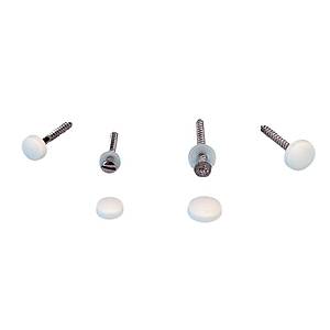 Cap & Washer for Screw, �3.5mm, Plastic, Black