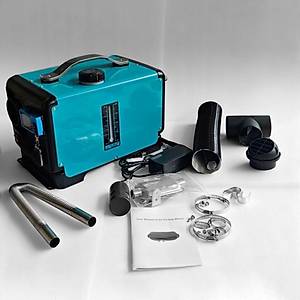 WEBESTEN Ak� Entegreli �anta Tipi Dizel Is�t�c� + Webasto Koruma K�l�f� + Y�kseltme Sehpas� Seti + �akmakl�k �arj Aleti