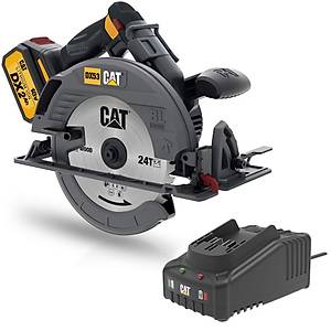 CAT DX53BC 18Volt 2.0Ah Li-ion 185mm Tek Ak�l� K�m�rs�z Profesyonel Daire Testere