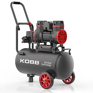 KOBB KBK25S 1.7HP 25Lt 8Bar Ya�s�z Sessiz Ta��nabilir Hava Kompres�r�