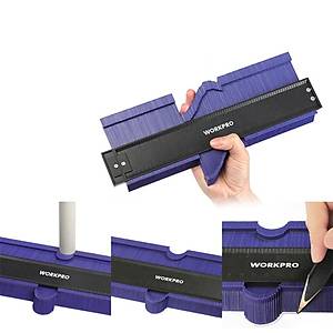 WORKPRO WP269001 250MM/10�� �ok Fonksiyonlu �ekil Profil Kontur �l�er