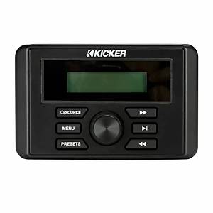 Kicker Marine Gauge-Style Media Centre