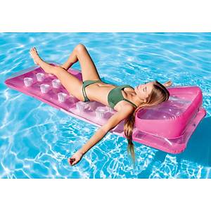 Intex 58890 Renkli Yast�kl� Bardakl� Yatak 188 Cm