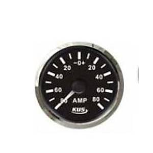 AMPERMETRE �52mm S�YAH 12/24v