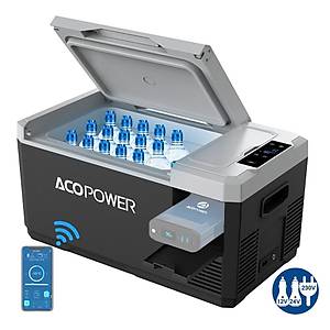 Acopower V18 12/24/220Volt 18Litre Kompres�rl� Outdoor Oto Buzdolab� (Ak� Dahil De�ildir)
