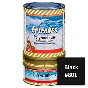 EPIFANES POLY-URETHANE #801 BLACK / S�YAH 750 GR