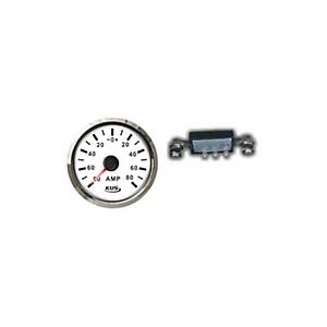 AMPERMETRE �52mm BEYAZ 12/24v ��NT DAH�LD�R
