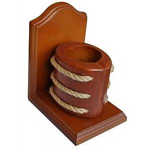 Ah�ap kitap tutucu, makara fig�rl�