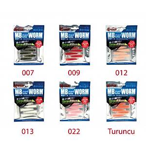 Captain 3518 Mad Bite Earth Worm 4 cm Aromal� LRF Silikon Yem 8'li Set