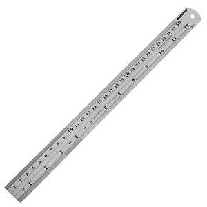 WORKPRO WP265001 30CM/12�� Paslanmaz �elik Cetvel 