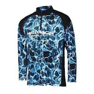 Savage Gear Marine UV Long Sleeve Tee Sea Blue Uzun Kollu Ti��rt