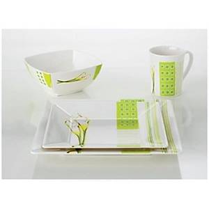 Quadrato Promo Calla, 16 par�a melamin yemek tak�m�