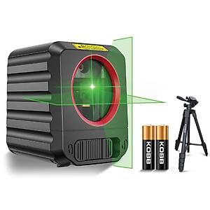 KOBB KBL90GTP 30 Metre Profesyonel Yatay ve Dikey Otomatik Hizalamal� Ye�il �apraz �izgi Lazer Distomat + Tripod