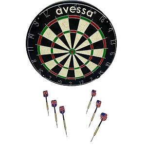 Avessa Dart-150 Sisal Profesyonel Dart Tahtas� Seti