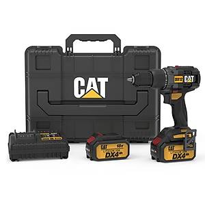 CAT DX12.2 18Volt/4.0Ah Li-ion �ift Ak�l� K�m�rs�z Profesyonel �arjl� Darbeli Matkap