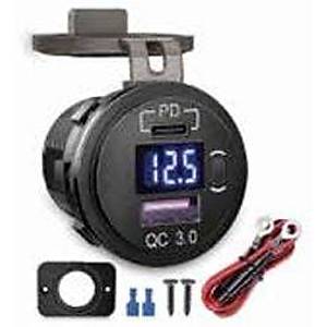 Dijital Voltmetre ve Usb + Type C