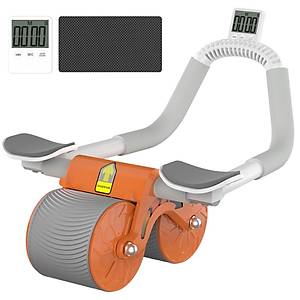 Relife AB-06 Ab Roller Dirsek Destekli Kar�n �al��t�r�c�, Otomatik geri tepme �zellikli, Diz Matl� Kar�n Kas� �al��t�r�c�, Erkekler ve Kad�nlar i�in, Kar�n Kas� Antrenman�, �ift tekerlekli