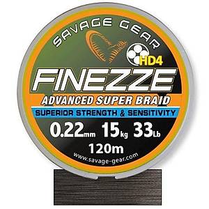 Savage gear Finesse HD4 Braid 300 m 0,22 mm 33 lbs 15 kg Grey �rg� �p