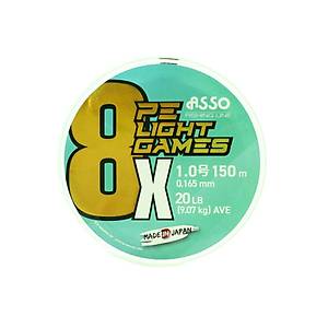 Asso 8X Light Games PE 8 �rg� Spin �p Misina 150mt Fluo Green