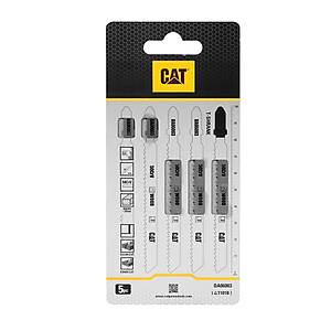 CAT DA06003 5 Par�a Profesyonel Ah�ap �apaks�z Temiz Kesim Dekupaj Testere B��a��, Ucu