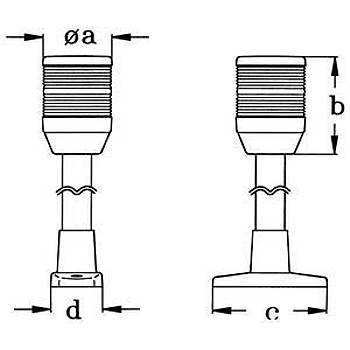HELLA MARINE IPA FENER, AYAKLI, 12V/10W, BEYAZ