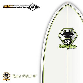 BIC SURF SUPER FROG RETRO FISH 5"10"