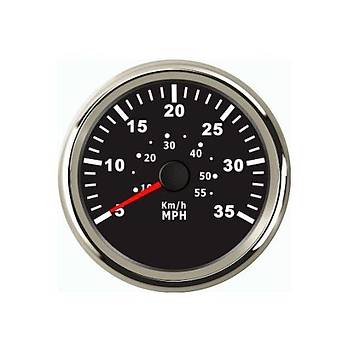 SRAT GSTERGES GPS 55MPH Sealux 12/24v 85mm SYAH