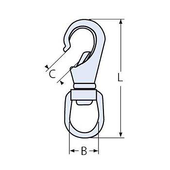 KRAKEN Tutucu Kanca Frdnd 21 mm Paslanmaz