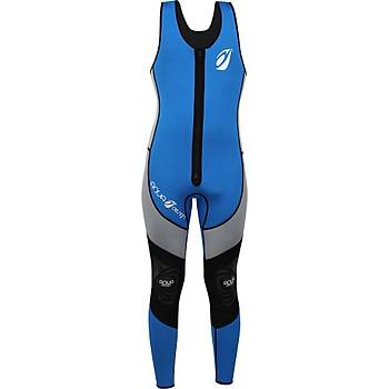 AQUADESING MEN D LONG JOHN ZIP 3MM