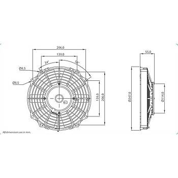 FAN FLEYC 24V-13W 9' DZ FAZ ELEKTRK - ESK TP