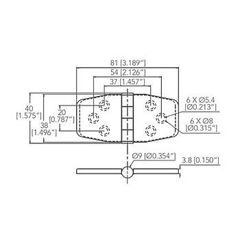 Kapakl� Mente�e 40X81mm