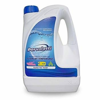 PORVALETT KARAVAN VE TEKNE PORTATF TUVALET KMYASALI 3L