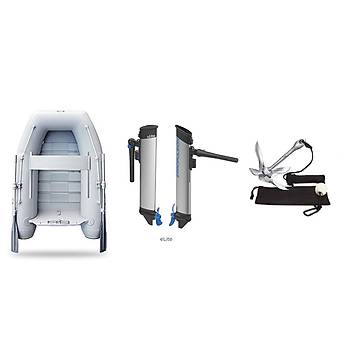 GALA BOATS SPRINTER S210 IZGARA TABANLI + ELTE ELECTRC OUTBOARD MOTOR + BOT VE JETSK IPASI 1.5 KG HEDYE