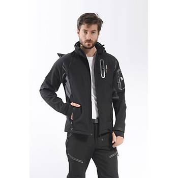 FreeCamp Eagle Softshell Ceket-S�YAH