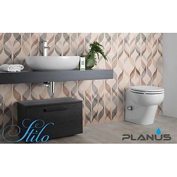 Stilo 12V Beyaz Ta� Taharet Kitli Tuvalet