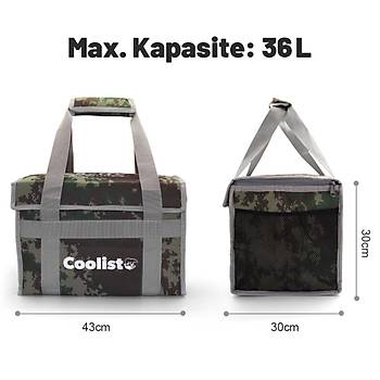Coolist CL36C 36 Litre Katlanabilir Termos Bez �anta / Buzluk