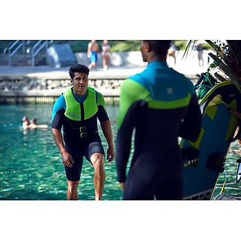 JOBE PERTH SHORTY 3/2MM WETSUIT MEN TEAL BLUE