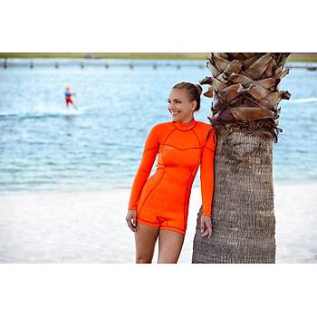 JOBE SOFIA SHORTY 3/2MM WETSUIT WOMEN FURY RED