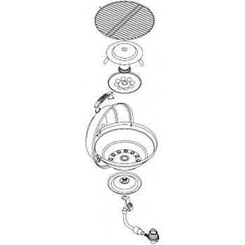 Magma Marine Kettle� 2 gazl� ocak/mangal kombinasyonu