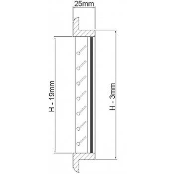 Hava emi� �zgaras�. Maun 356X178MM TEM�ZLENEB�L�R