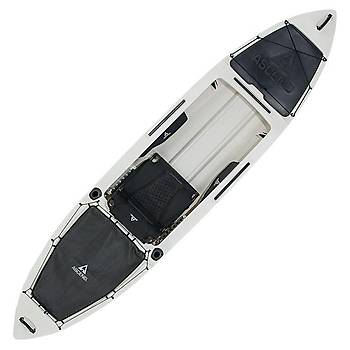 Ascend H12 Sit-In Hybrid Kayak - White/Black