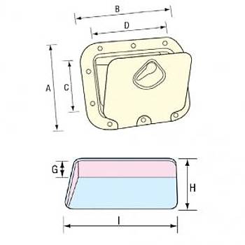 Plastik kapak, saklama kutulu